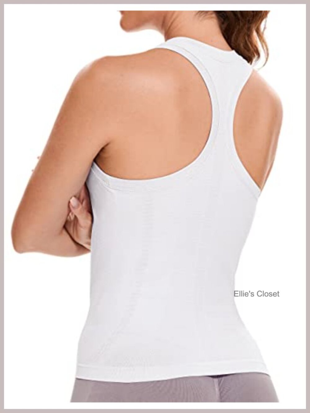 Seamless Racerback Workout Tank Top Women Athletic Yoga Gym